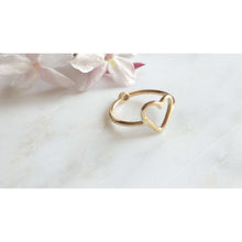Load image into Gallery viewer, Heart x Diamond Ring