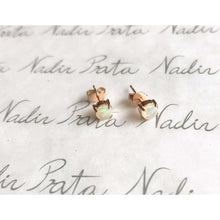 Load image into Gallery viewer, Stardust Opal x Rose Gold Studs
