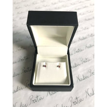 Load image into Gallery viewer, Tiny Ruby Studs