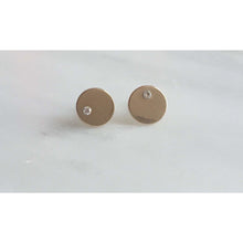 Load image into Gallery viewer, Gold Circles Earrings